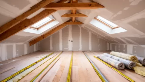 wykończenie poddasza cena za m2 robocizna