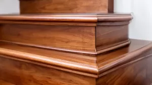 Wykończenie schodów listwami